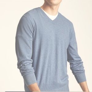 🛍NWT🛍GAP Gray Cotton V-Neck Sweater